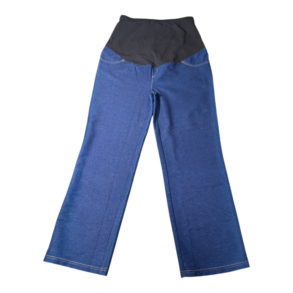 Time And Tru - Maternity Straight Leg Jegging - Dark Denim - Size S (4-6)  NWT